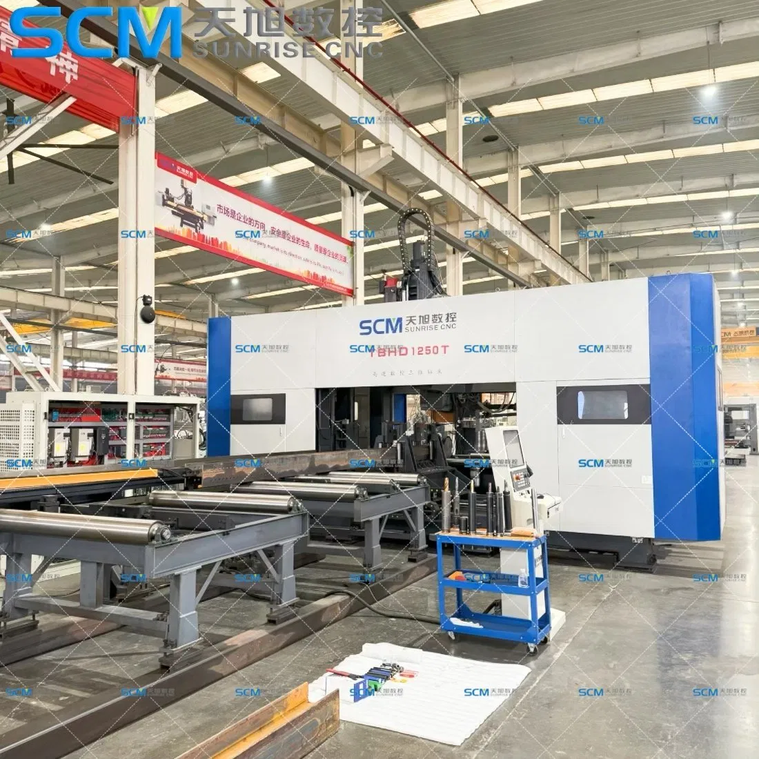 TBHD1250T Machine de forage de poutres à commande numérique pour atelier de structures en acier