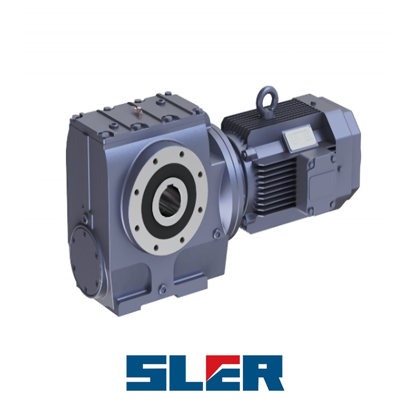 Helical Worm Gearmotor with Hollow Shaft SA97 Gear Reducer for Woodworking