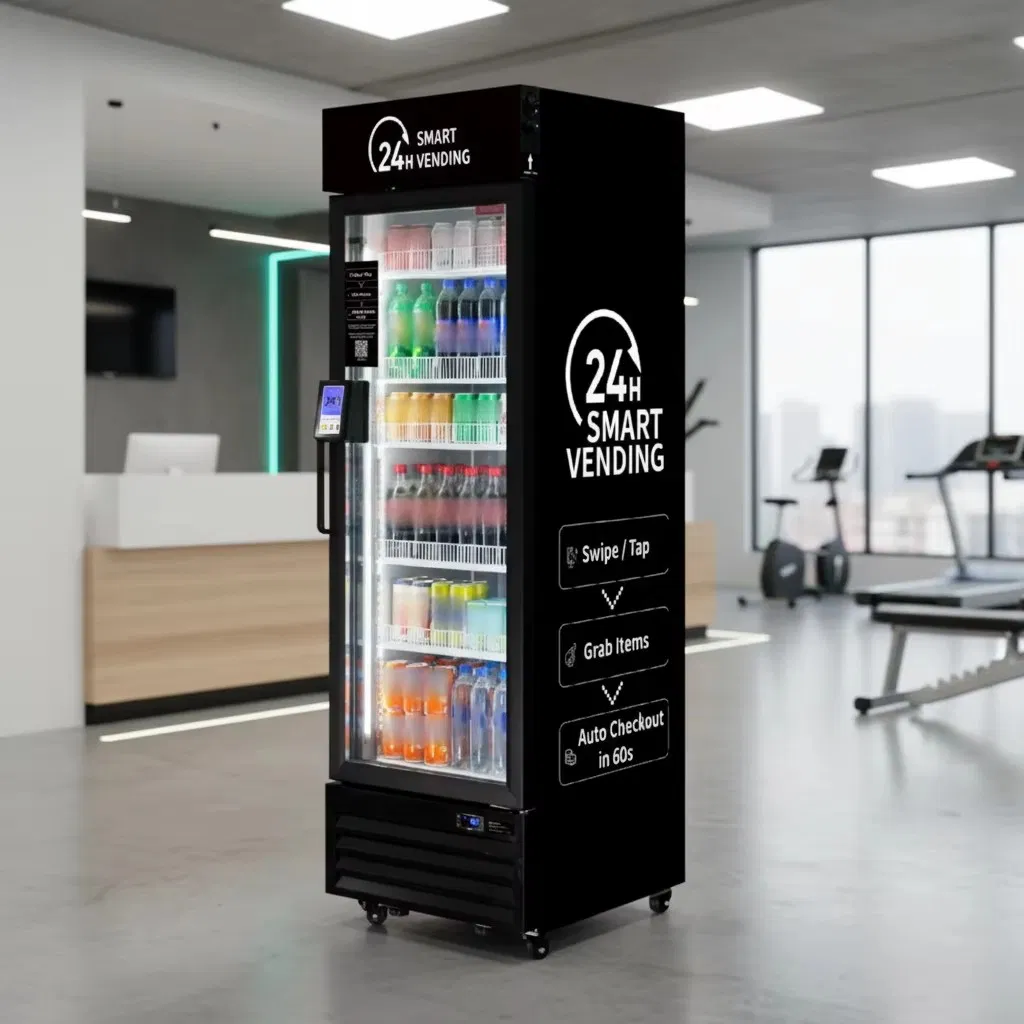 Intelligent AI Automatic Vending Machine for Commercial Locations