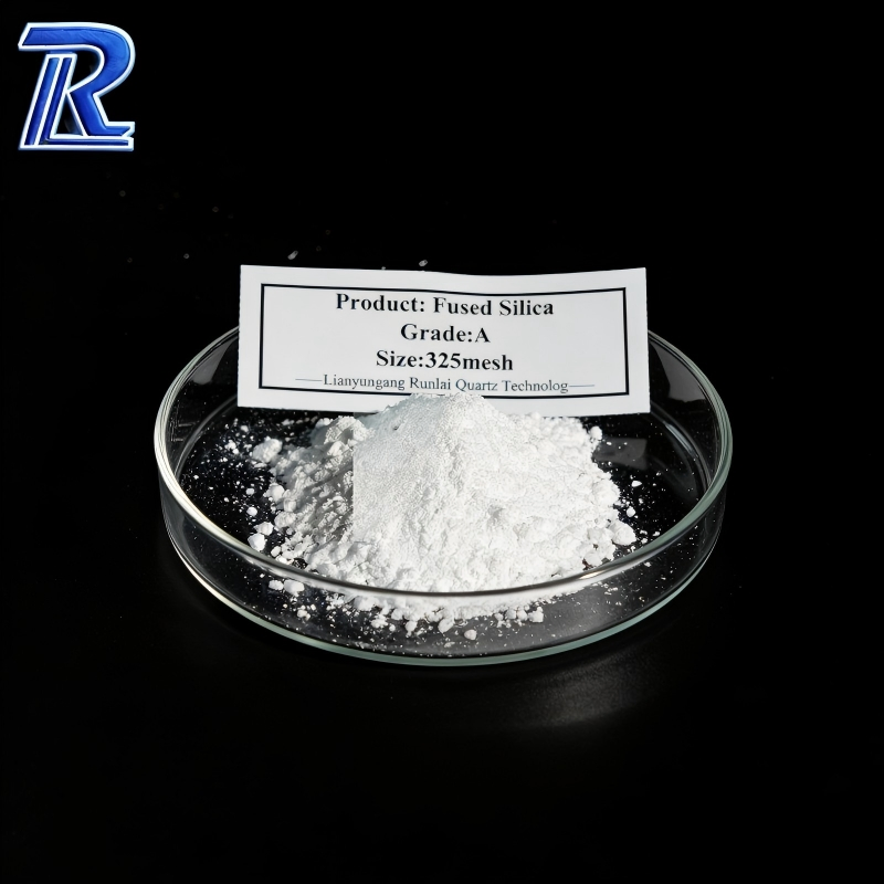 High Purity Fused Silica 99.95% Grade A 325 Mesh for Semiconductor Manufacturing