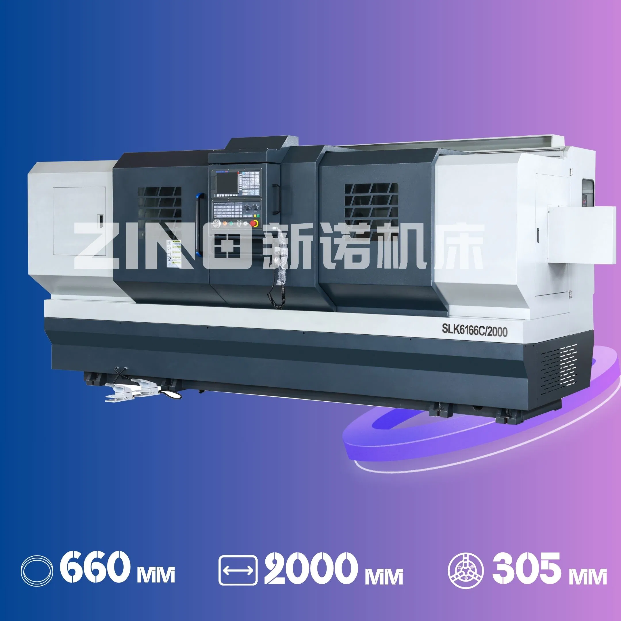 Ck6166h-Mc CNC-Dreh- und Fräsmaschine für die Metallverarbeitung