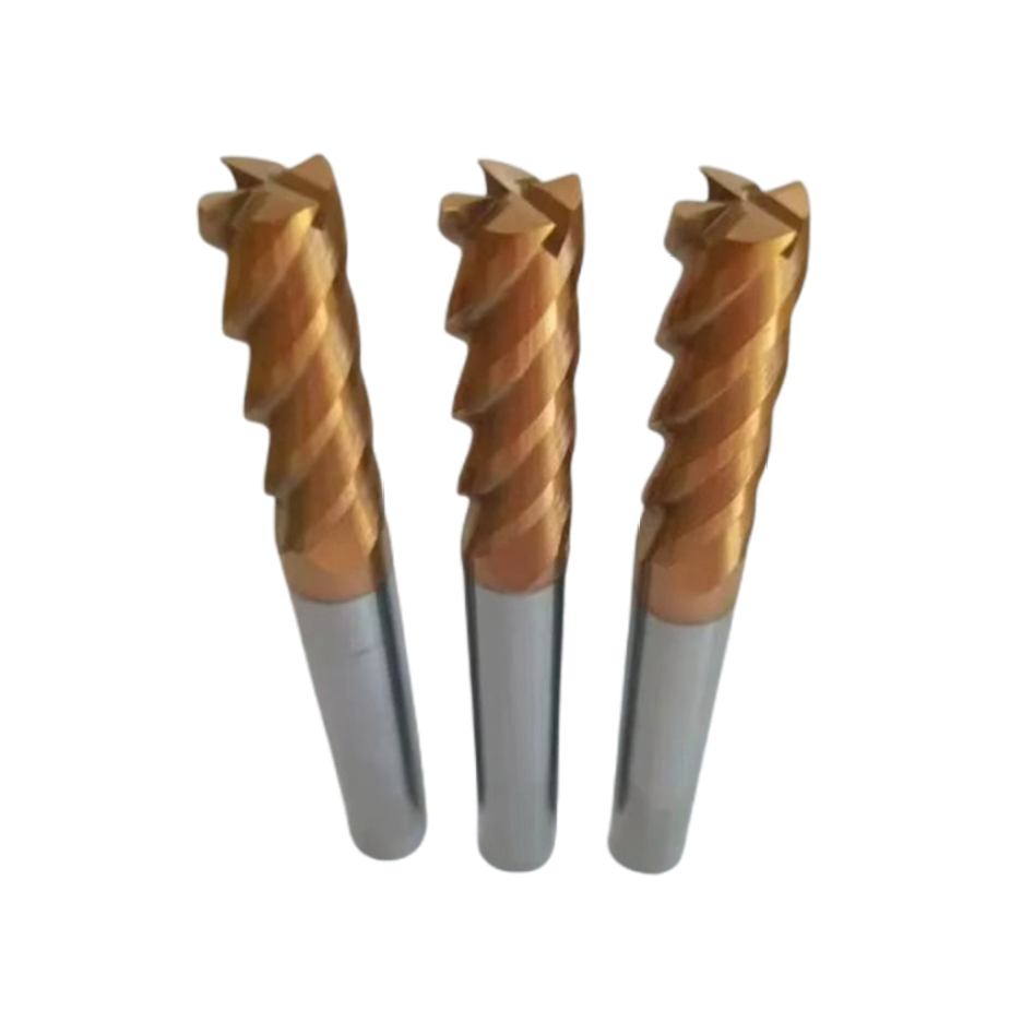 Vollhartmetall-Schaftfräser mit 0,5 mm Eckenradius