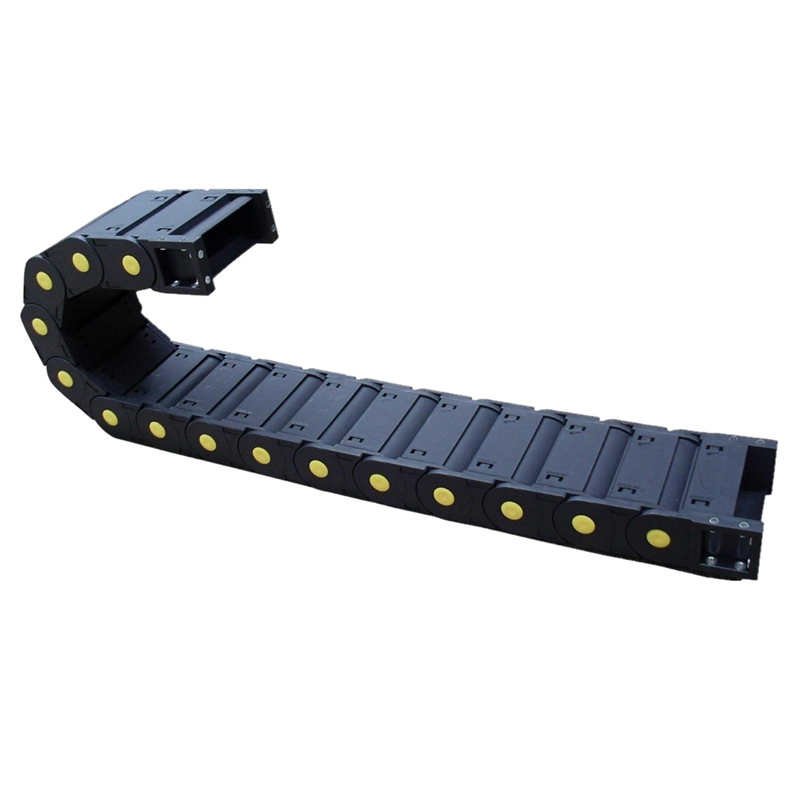 Plastic Nylon Tank Slotted Machine Tool Cable Towing Chain for Engraving Engineering Threading 25*38 30*50