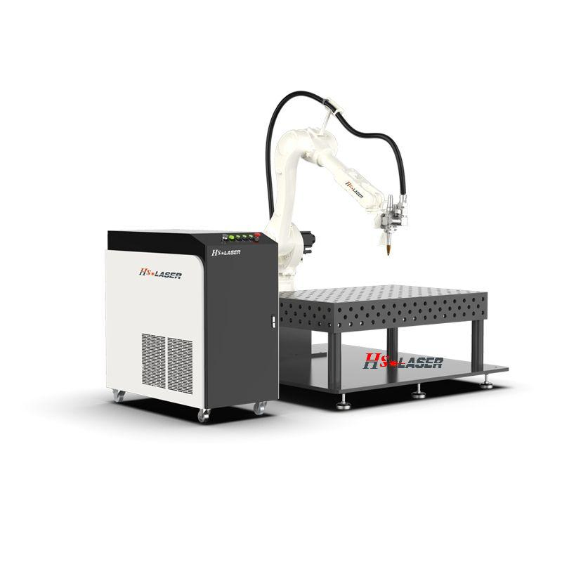 Soldadora láser de fibra para robot industrial con función inteligente de seguimiento de costura