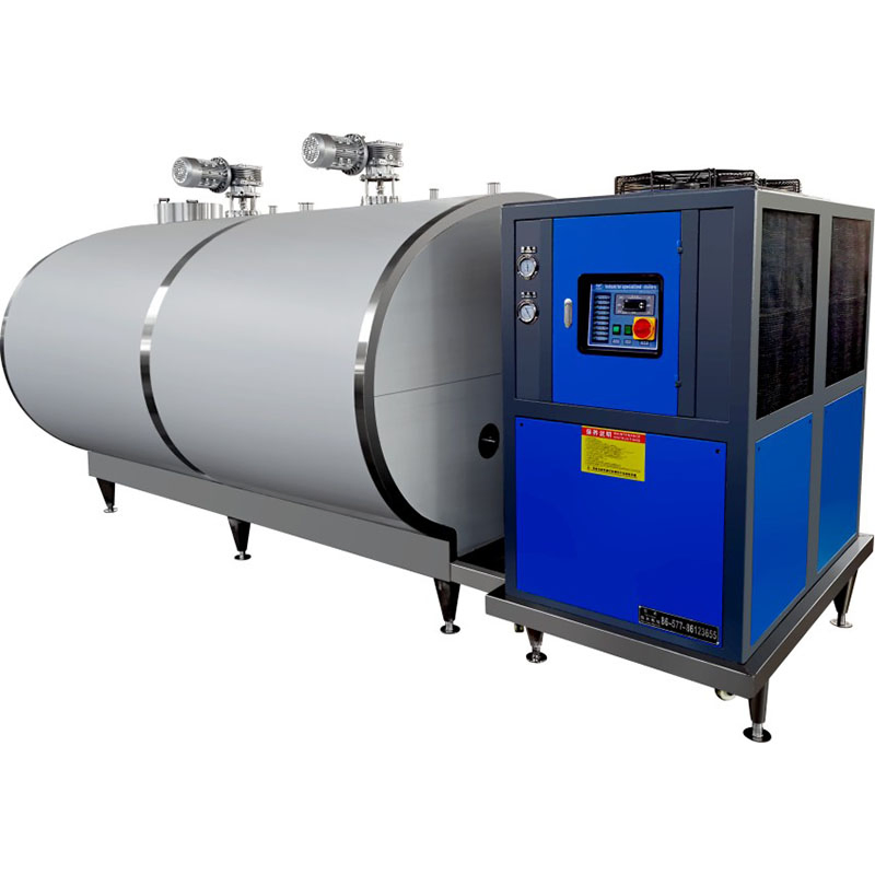 Stainless Steel Rapid Cooling Milk Cooling Tank for Refrigerated Dairy Storage Mixing