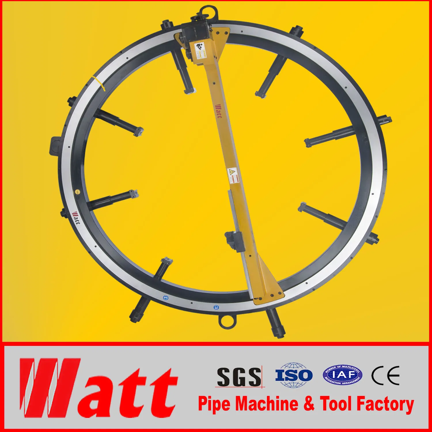 OD Mounted Portable Flange Facing Machine for Cutting Facing Boring Milling