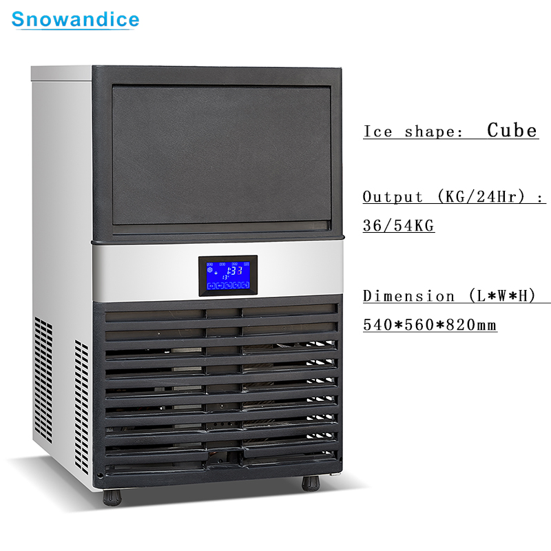 Commercial Ice Maker Machine Bar 36kg/24h Ice Cube Machine