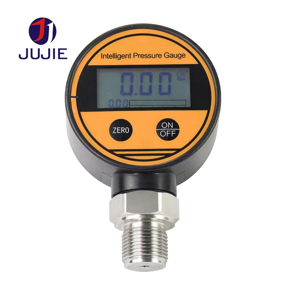 Jujea High Stainless Steel Digital Pressure Gauge for Liquid Fuel Oil Water Air