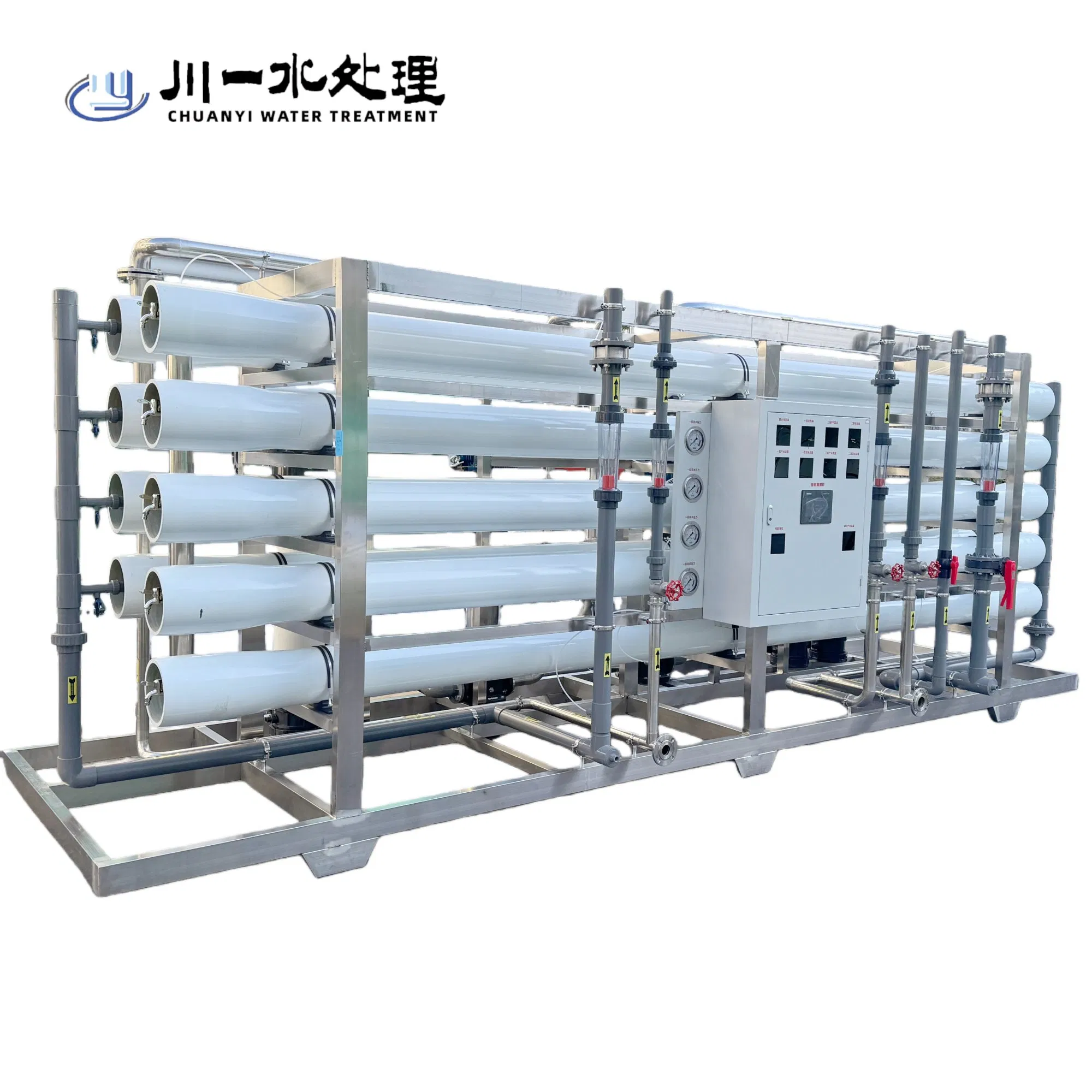 20T/H Double-Stage Reverse Osmosis Water Treatment System with 8040 RO Membrane