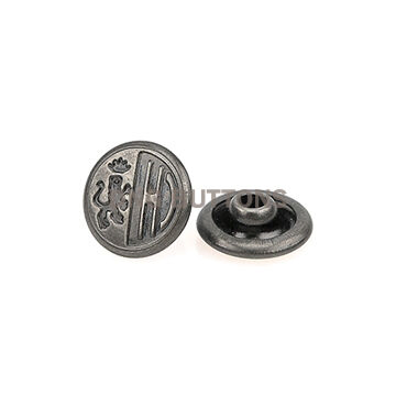 OEM Logo Debossed Surface Plated Metal Copper Jeans Rivets