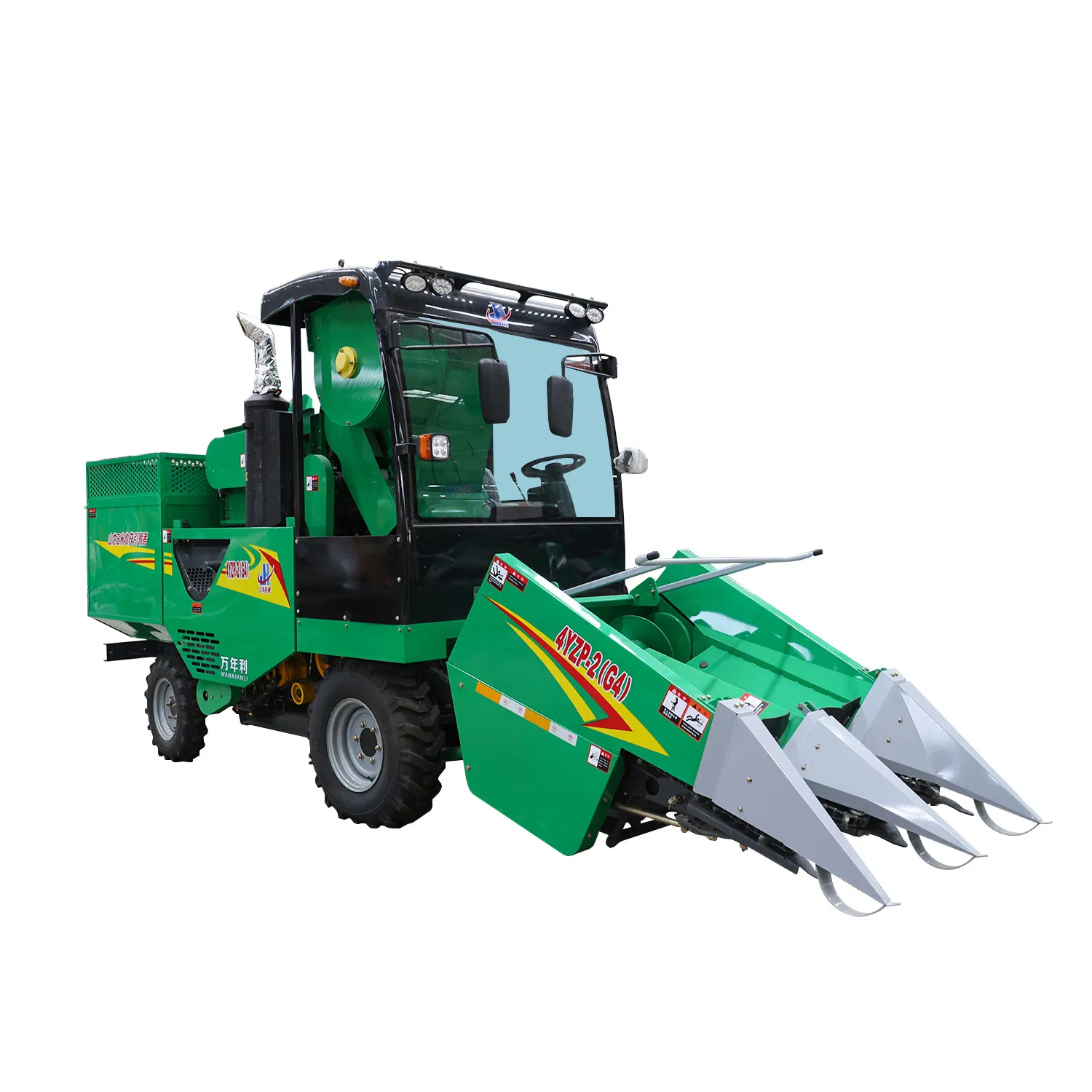 Récolteuse de maïs automotrice 2 rangs 75HP machine agricole