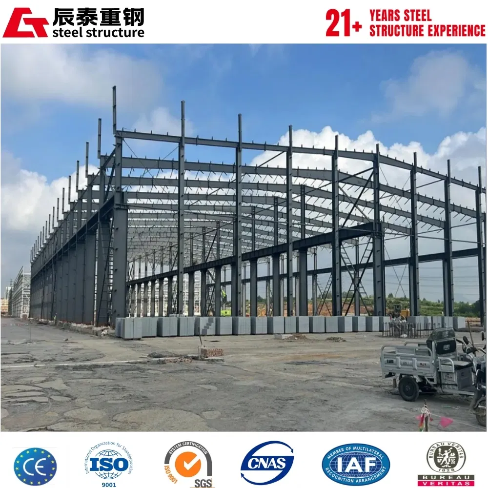 China's Strong Factory Specializes in The Production of Portal Frame Structure Buildings.
