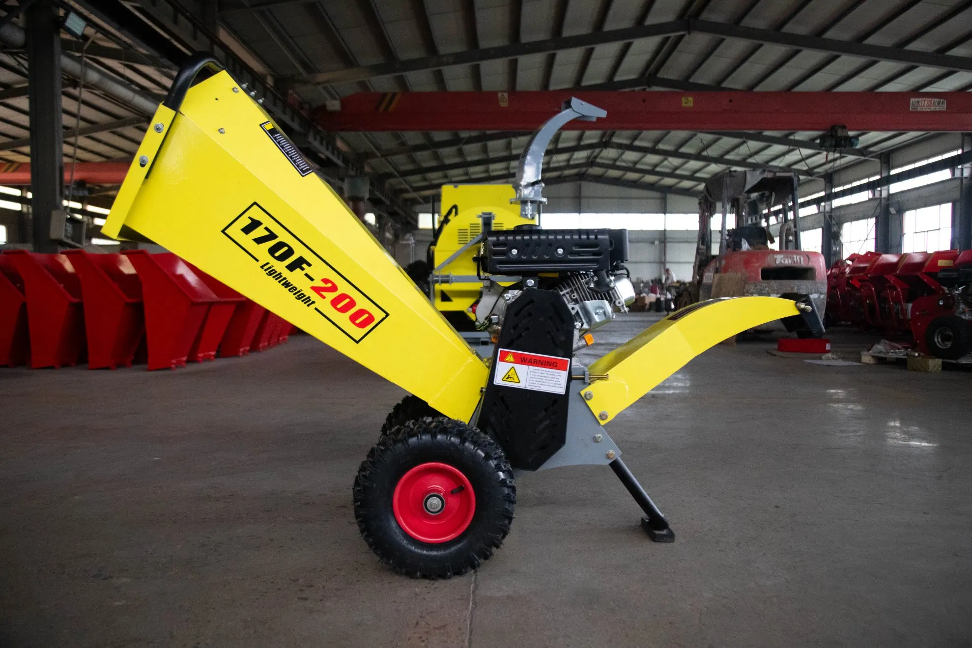 Heavy-Duty Tree Crushing Wood Chipper with Remote Operation