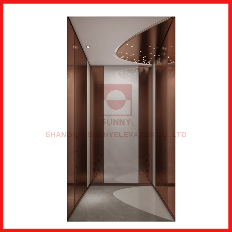 Energy-Efficient Manual Door Passenger Elevator