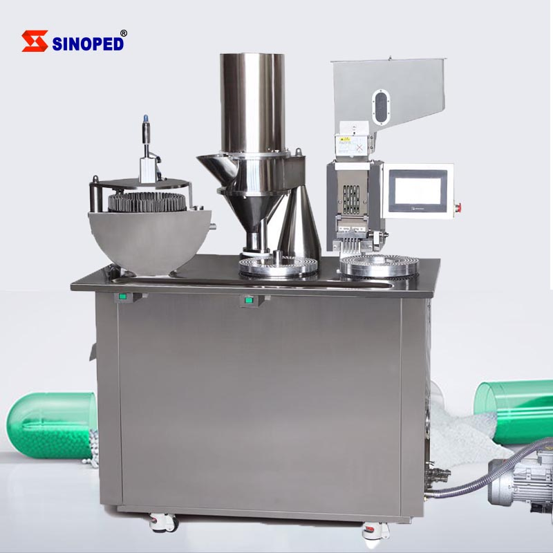 Semi Automatic Capsule Filling Machine Pharmaceutical Powder Capsule Filler