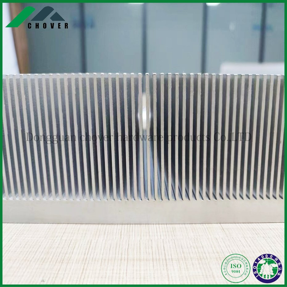 Custom High Power Aluminum Skived Inverter Heatsink for Electronic Equipment