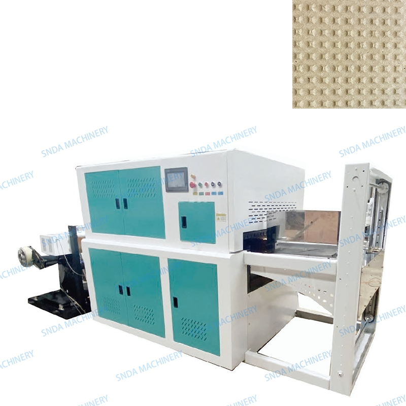 Eco-Friendly Kraft Paper Bubble Cutting Machine with Stacking