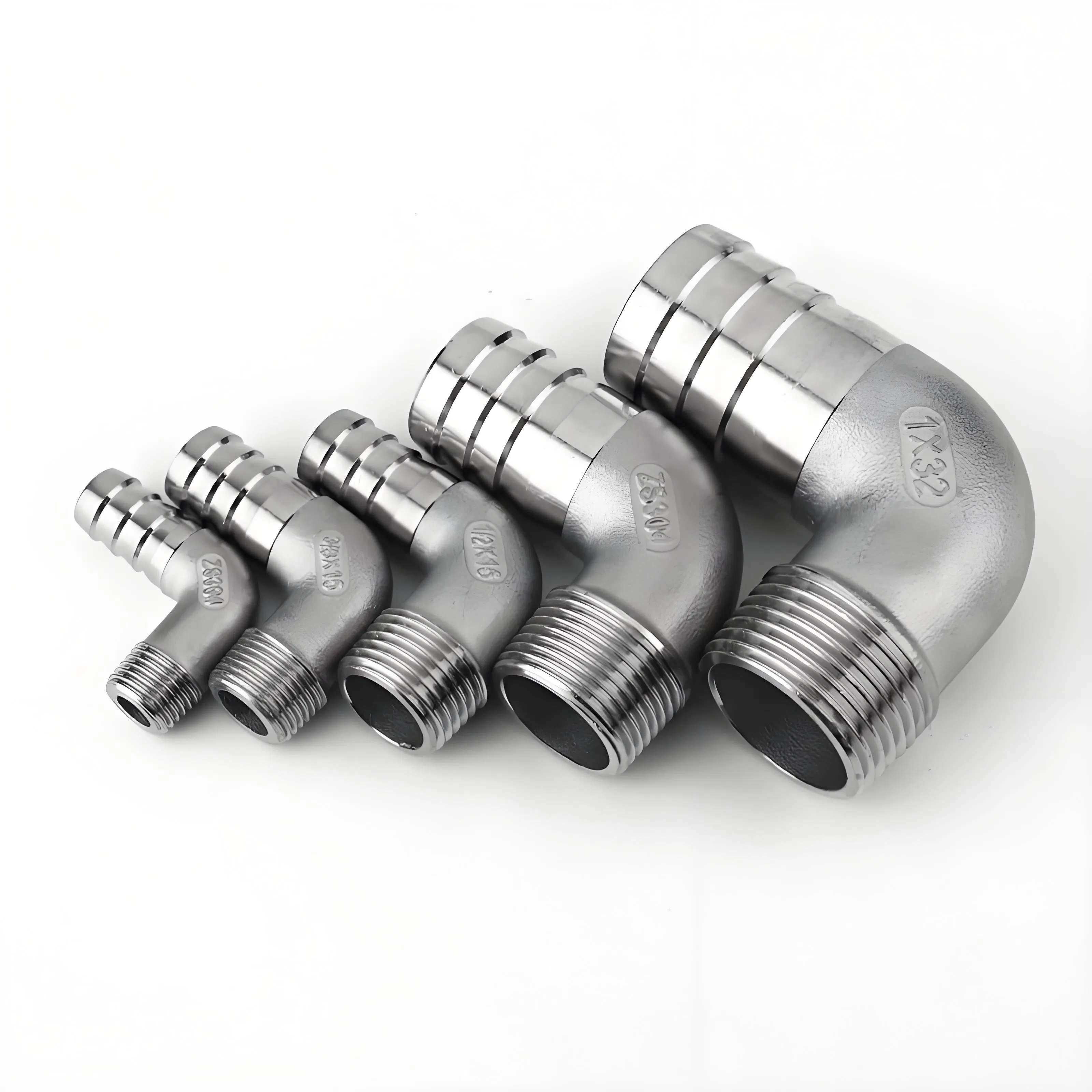 CNC Turned Stainless Steel Threaded Fittings