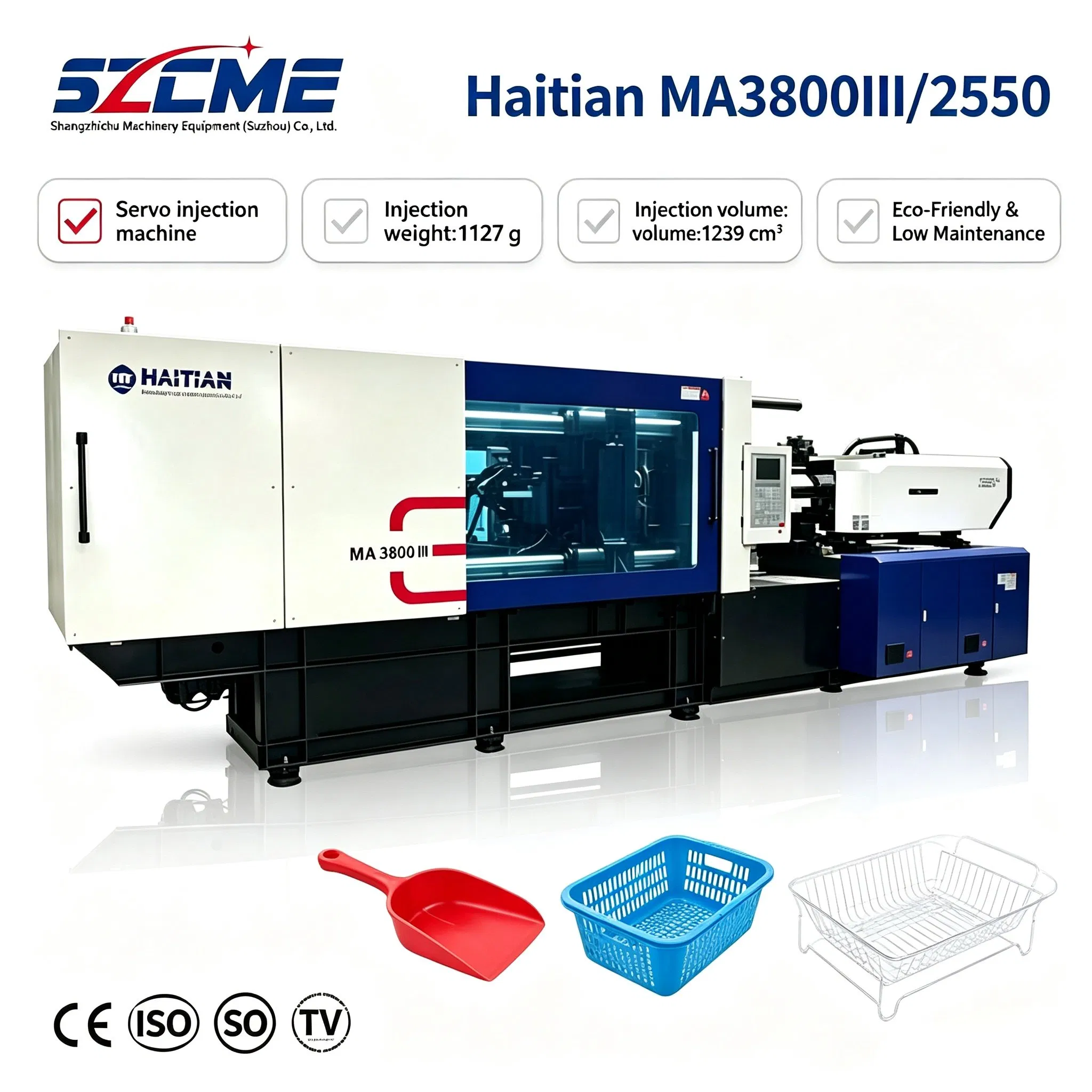 Haitian MAII 380T Injection Molding Machine with Modular Design, Easy Maintenance