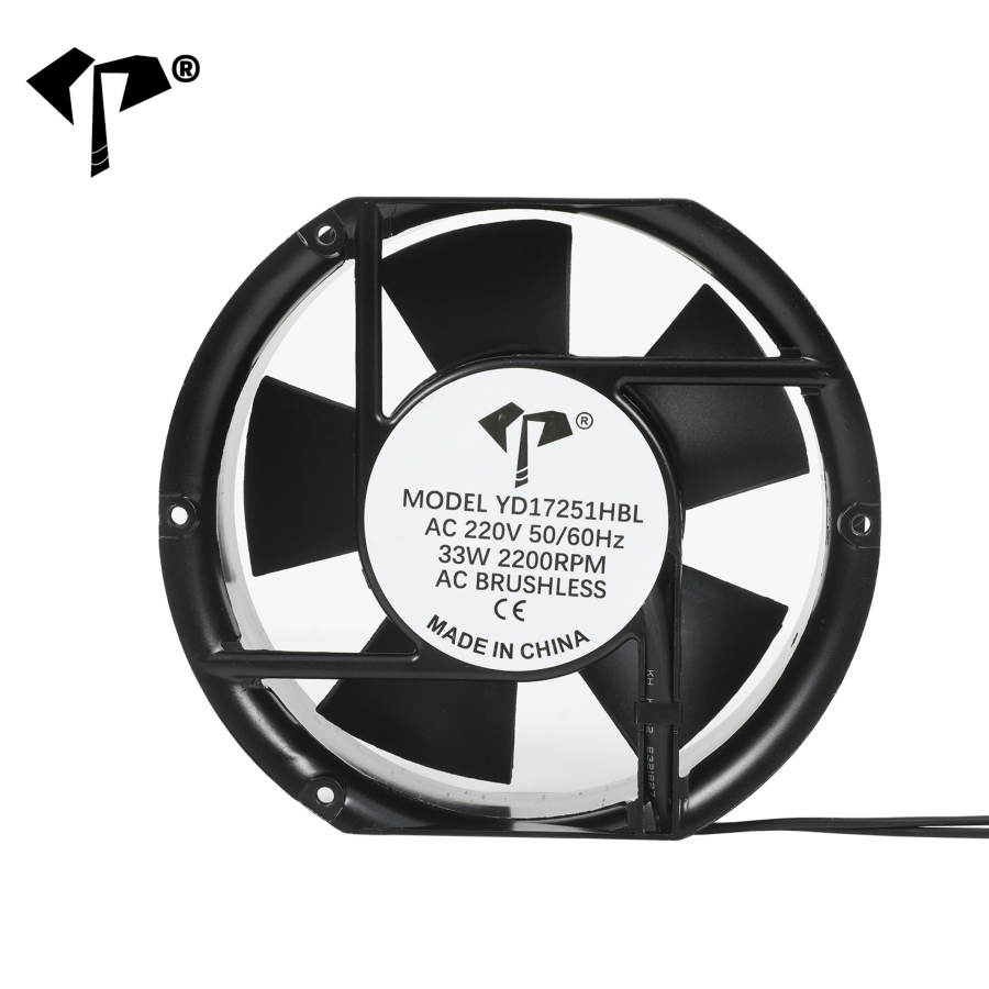 172*150*51mm 6 Inch Sleeve/Ball Bearing System AC Cooling Fan for Manufacturing Plant Machinery Repair Shops
