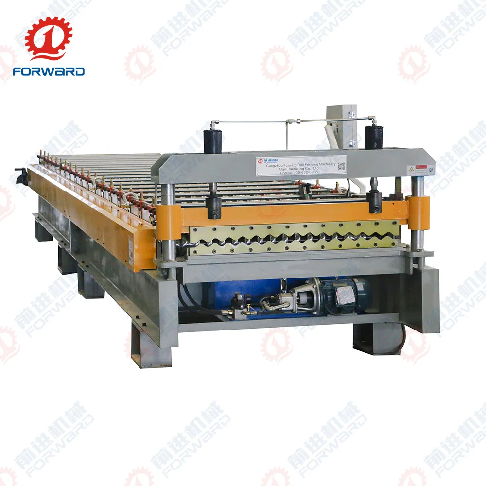 Roofing Panel Sheet Making Machinery Corrugated Sheet Roll Forming Machine