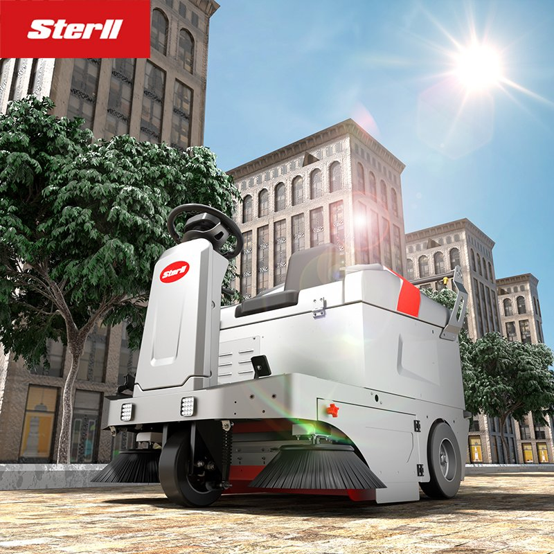 Sterll ST5 Ride-On Vacuum Road Sweeper