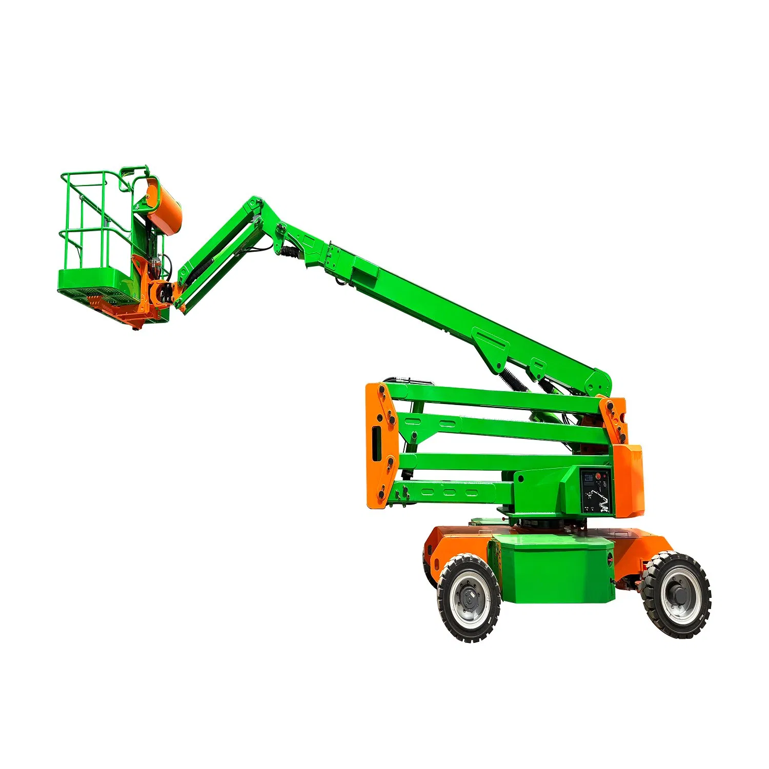 Silent Eco Friendly Lithium Battery Electric Articulating Boom Lift