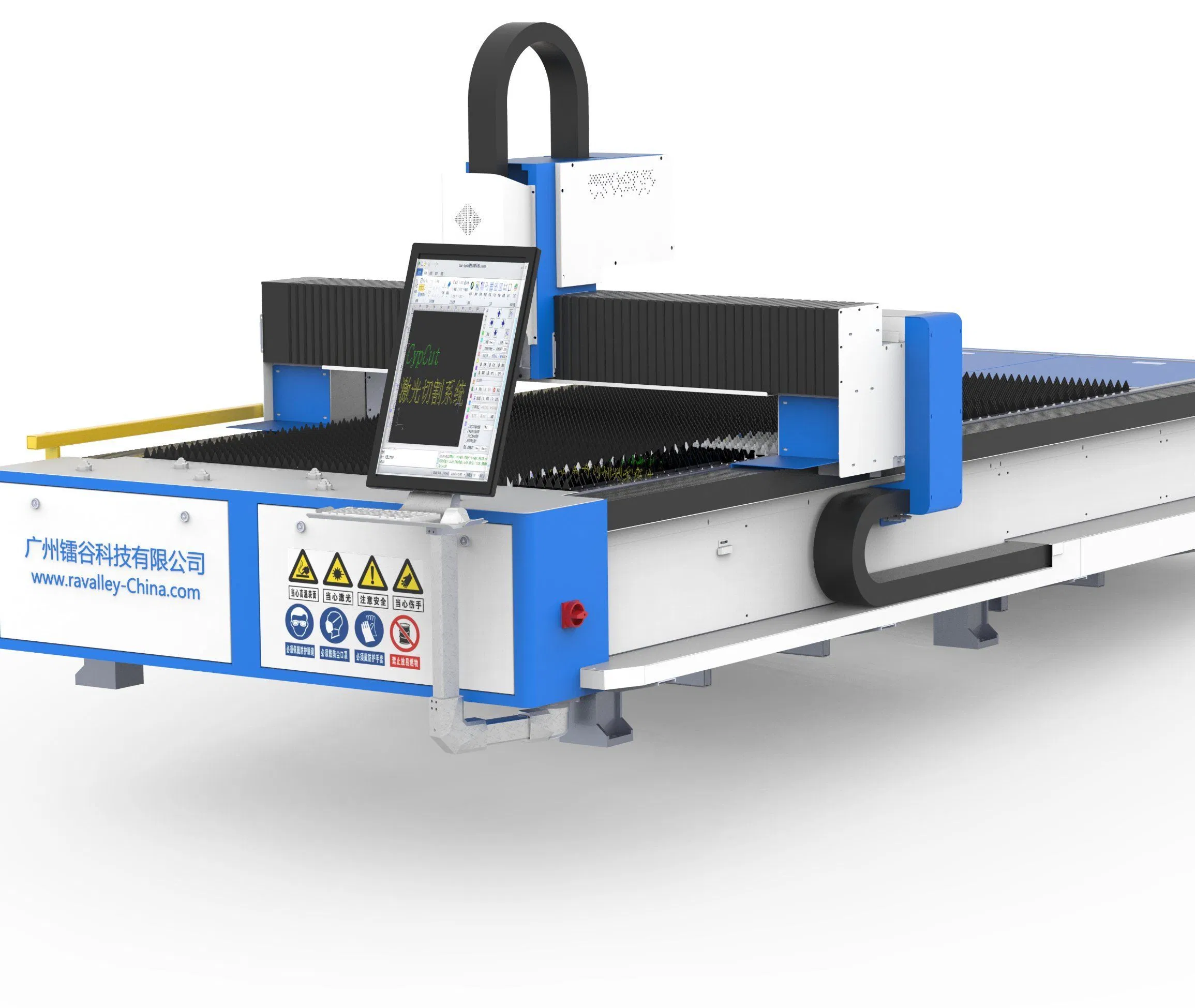 Machine de découpe laser à fibre haute vitesse 6000W