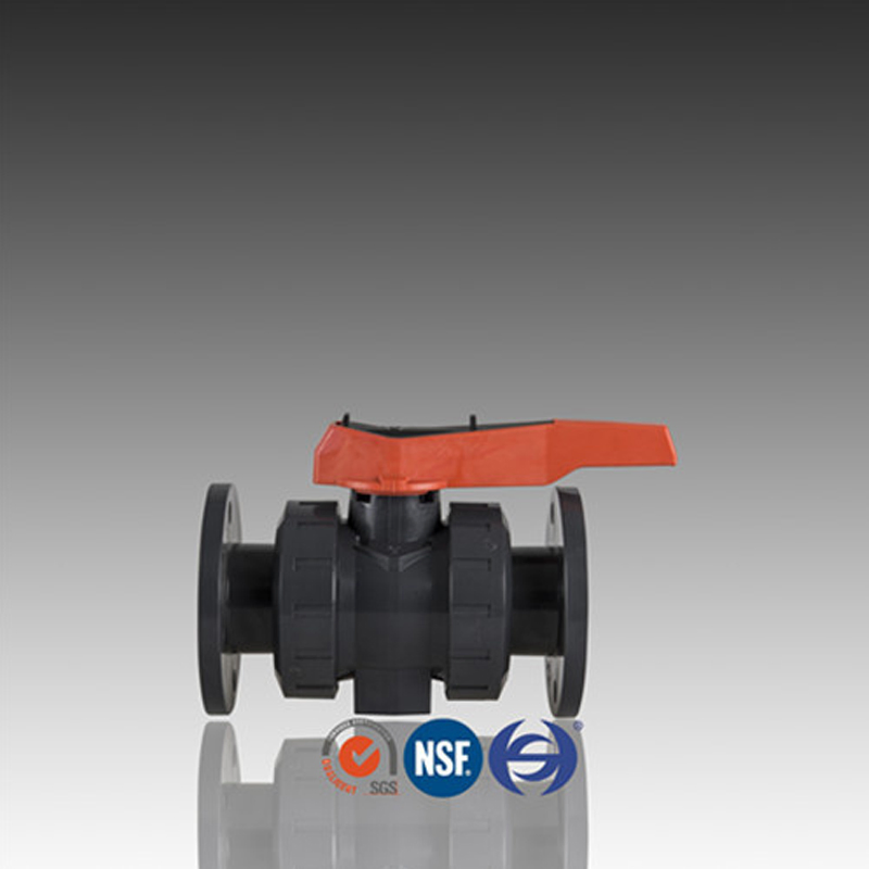 DIN ASTM Standard PVC Ball Valve with Flange
