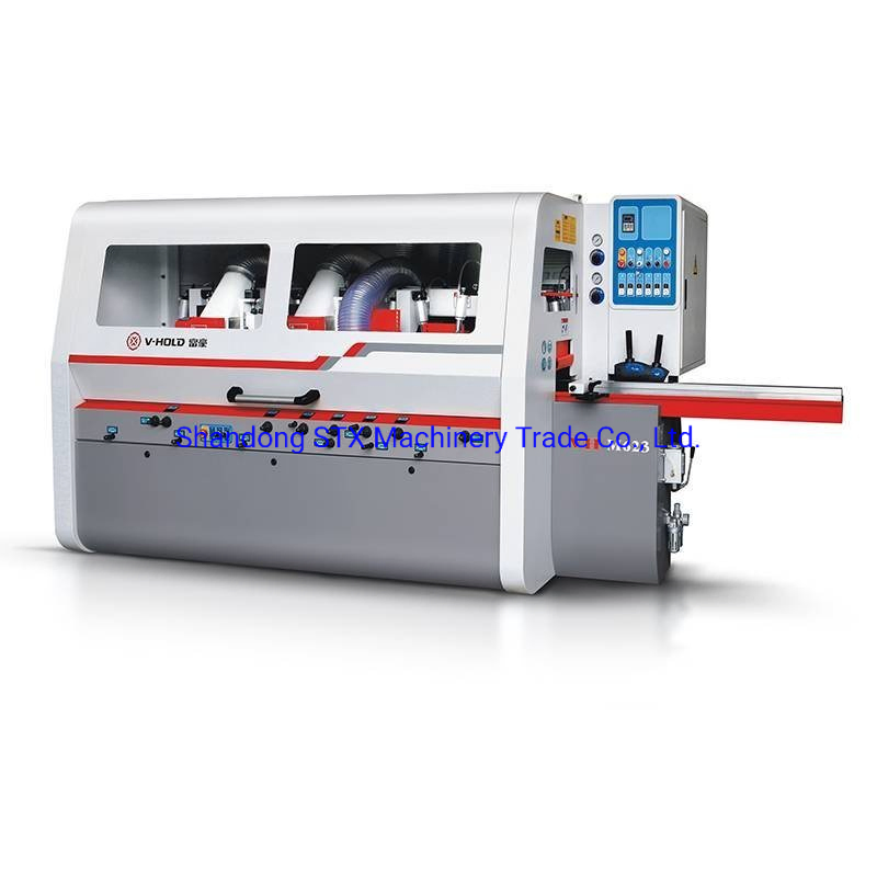 Wood Floor Decking Making Machine Woodworking Four Sided Planer Moulder