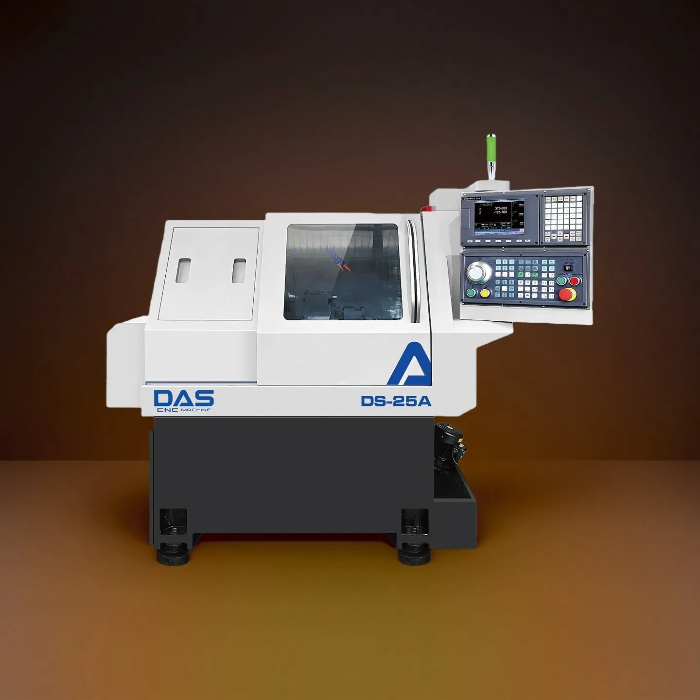 25mm Spindle Mini Flat Bed Gang-Type High-Quality CNC Lathe