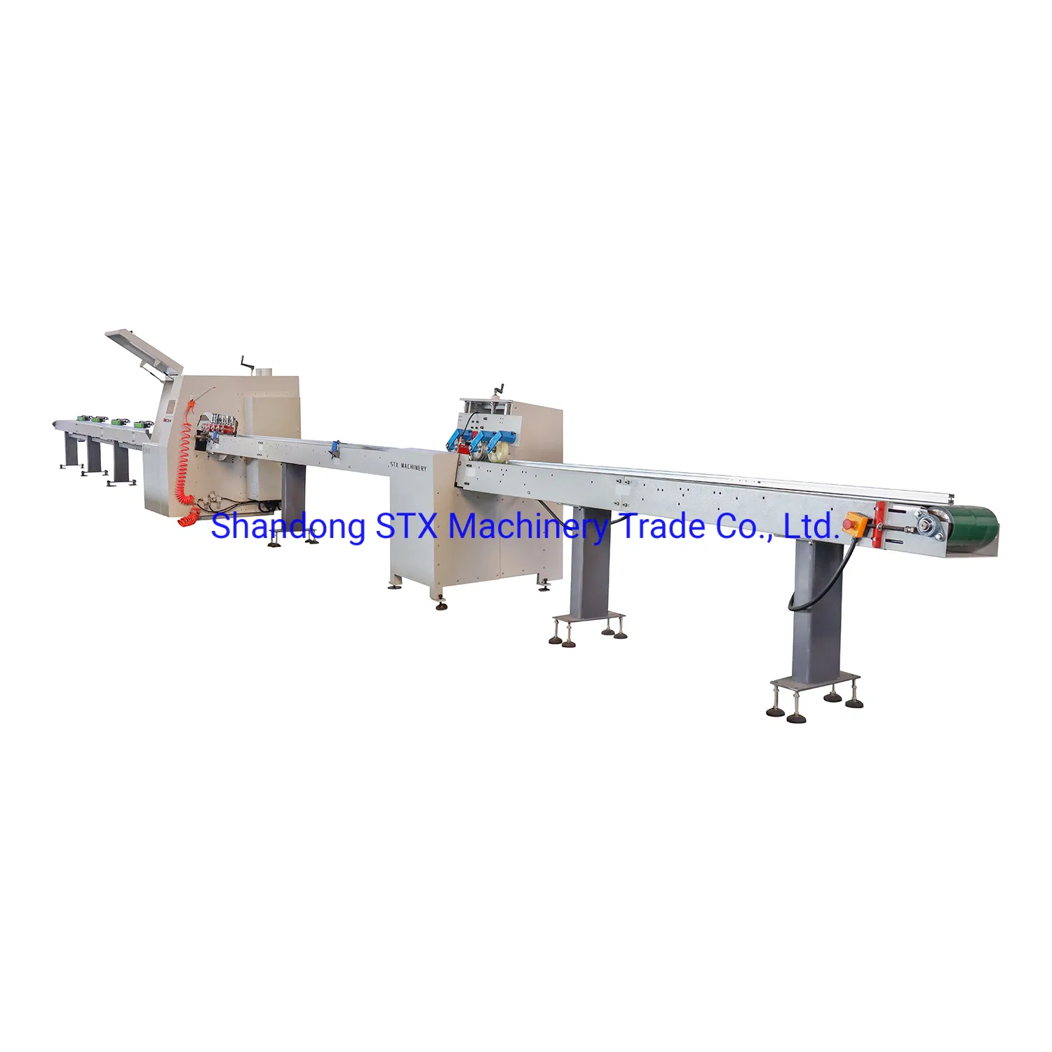 Automatic Wood Optimizing Cross Cut Saw Machine with Multiple Function
