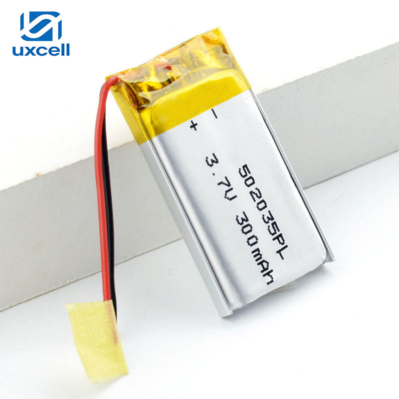 Benutzerdefinierte 502035 300mAh 3,7V Lithium-Polymer-Akku Lithium-Ionen-Zellen wiederaufladbare Lipo-Batterien für tragbare medizinische Geräte
