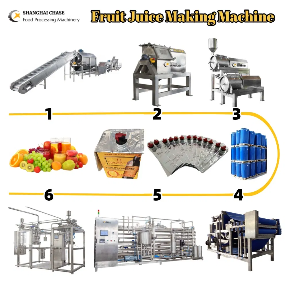 Multi-Fruit Universal NFC Juice Processing Production Line, Industrial Grade Berries