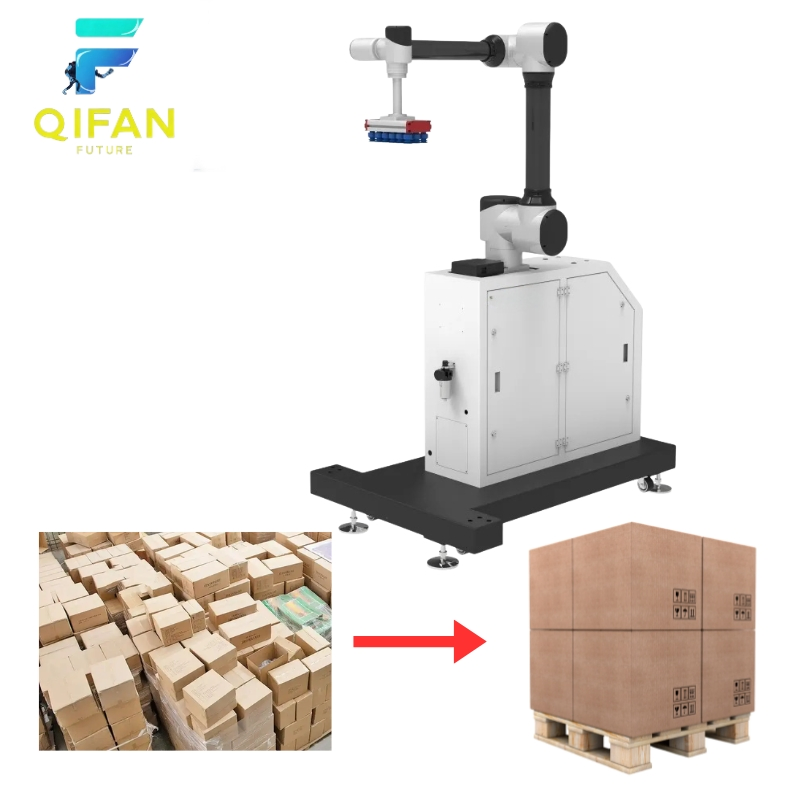 Automated Robot Palletizer for E-Commerce Fulfillment with ISO Standards