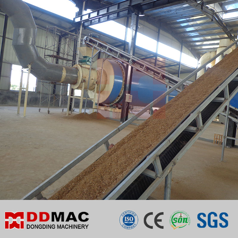 Industrial Triple Pass Rotary Drum Dryer Three Cylinder Drying Equipment for Limestone Feldspar
