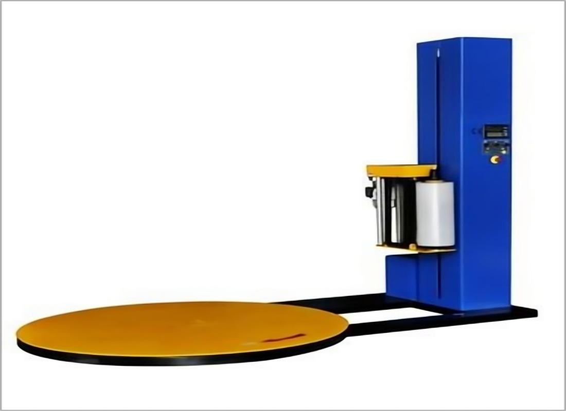 Machine d'emballage à enroulement automatique de type pré-étirage
