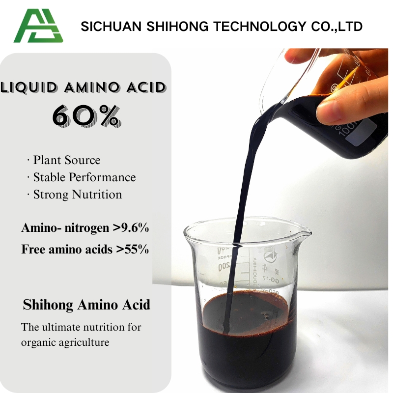 Plant Source Liquid Amino Acid 60% High Free Amino Acid Organic Fertilizer