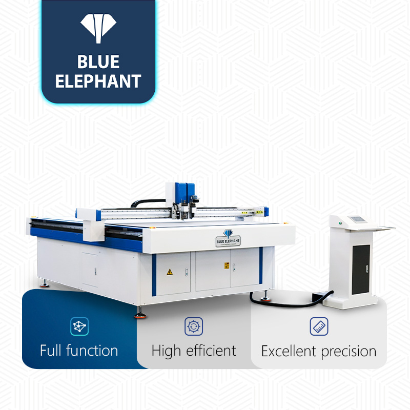 1625 Oscillating Knife Cutter with CCD Patrol System for Cutting Multi Layer Composite Sheet