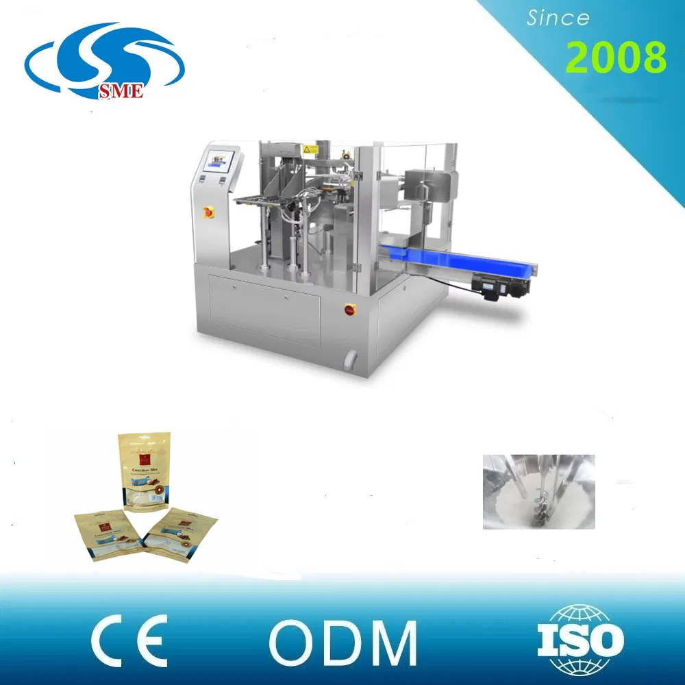 Automatic Doypack Zipper Pouch Packing Machine for Powder