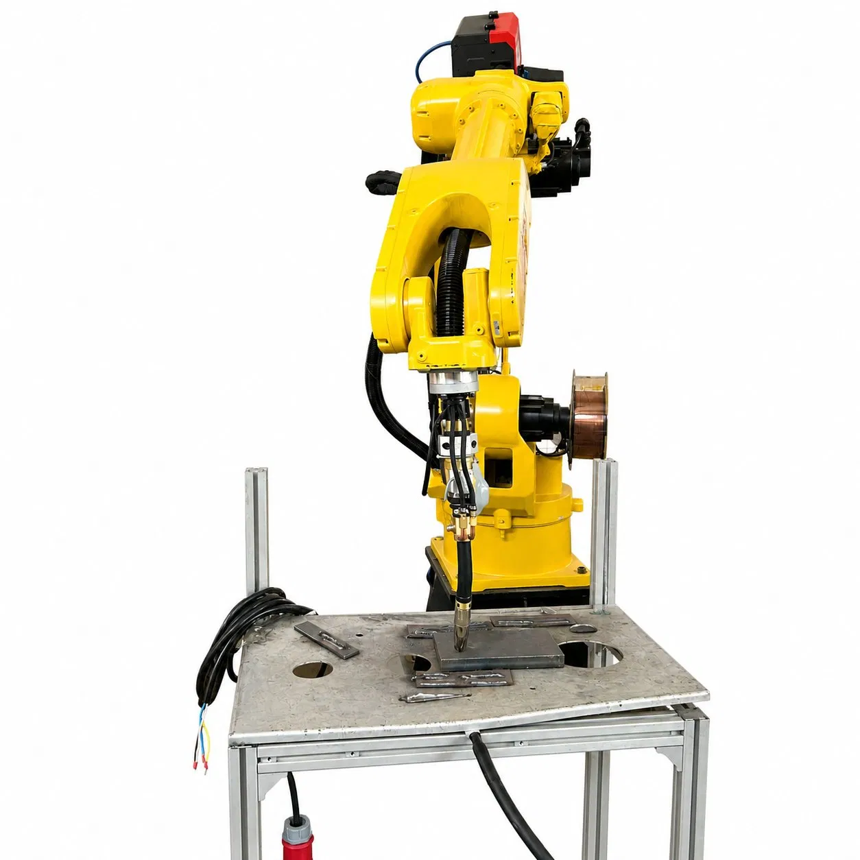 Braccio robotico di saldatura automatico a 6 assi per l'automazione industriale