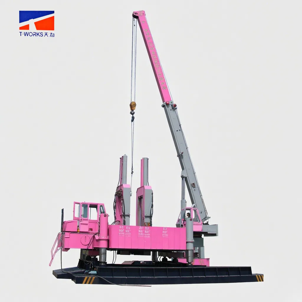T-Works ZYC pressa idraulica statica per pali, progettazione conforme agli standard globali per progetti internazionali, ampia applicazione