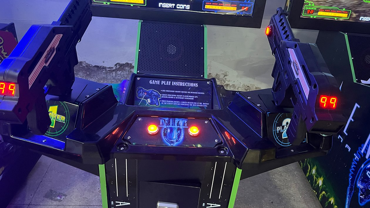 Aliens Extermination 42" Immersive Shooting Arcade with Reactive Vibration