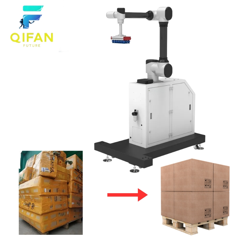 Versatile Collaborative Palletizer for Pharmaceutical Handling with Quick Setup