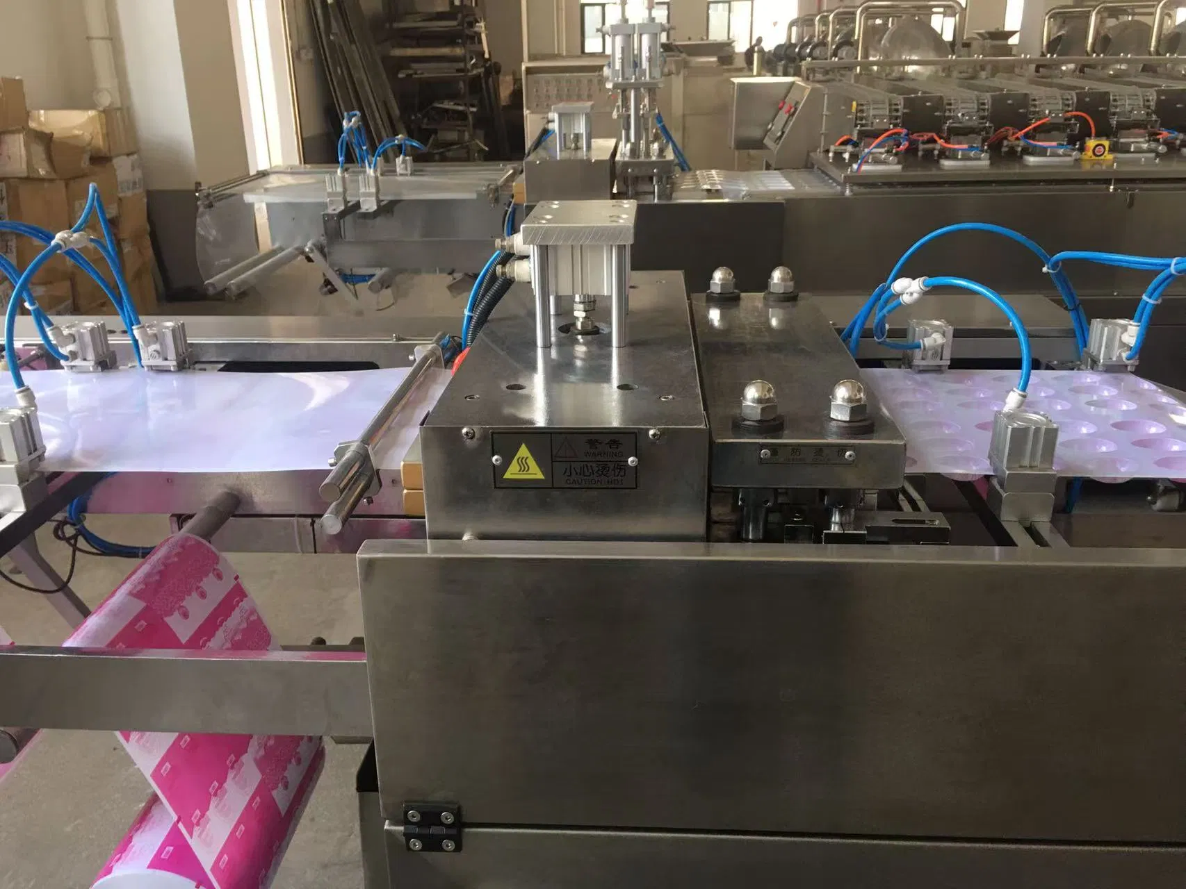Flat-Type Aluminum-Plastic Blister Packaging Machine for Surprise Egg Toys