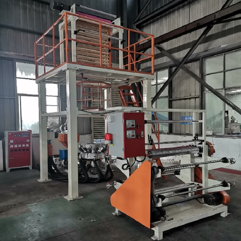 1000mm Rotary Die High Production LDPE HDPE LLDPE Film Blowing Machine