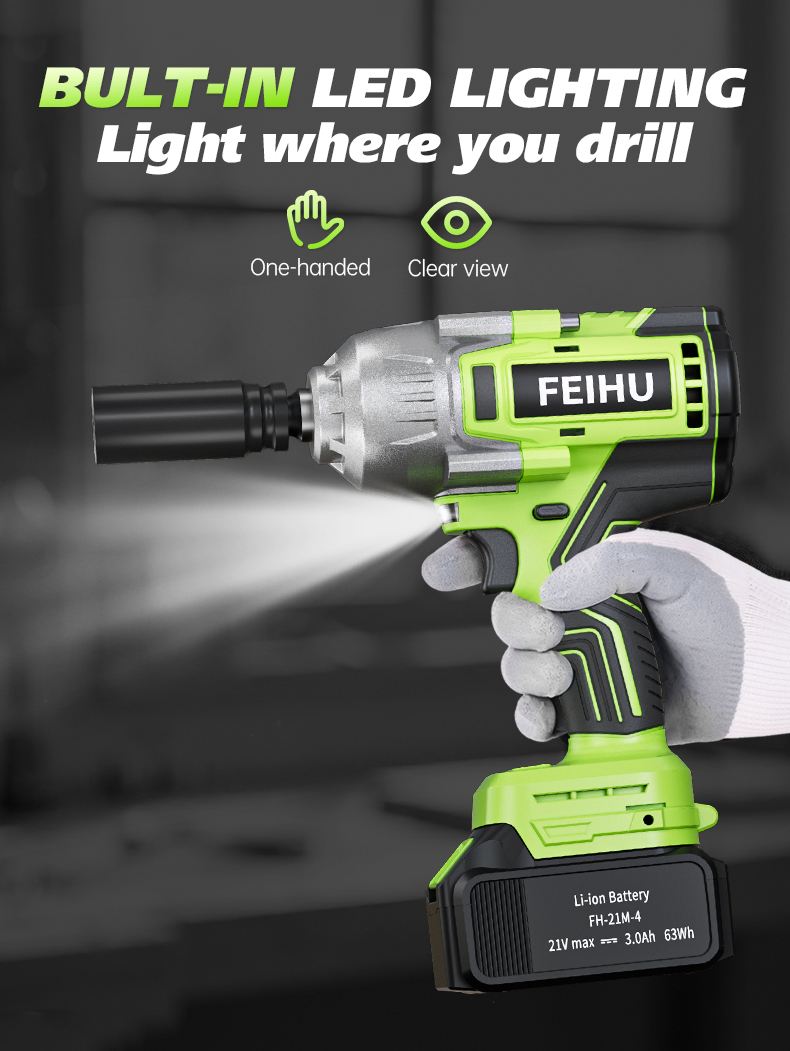 Impact Wrench High Torque Electric Wrench Brushless