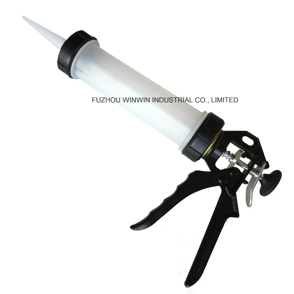 Pistolet à mastic en silicone de 9 pouces avec cartouche en plastique (WW-SC18)