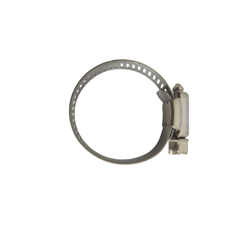 American Type Full Thread Half-Steel Hose Clamp, Nickel Plated Iron