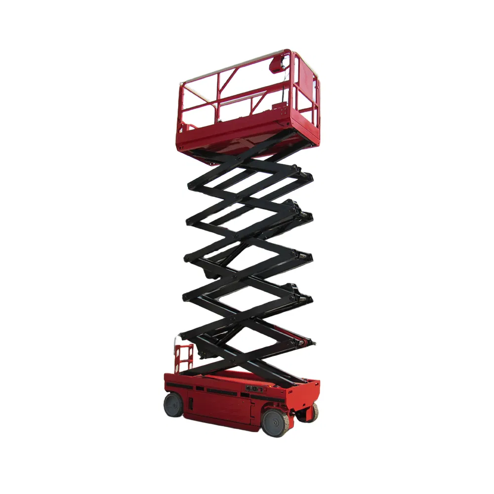 Struttura compatta piattaforma a forbice 6m 300kg piattaforma elevatrice elettrica per officina